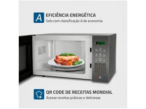 Micro-ondas Mondial 34L Espelhado - MO-02-34-E