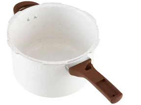 Panela de Pressão Brinox 4,2L Bege Vanilla - Ceramic Life Pressure