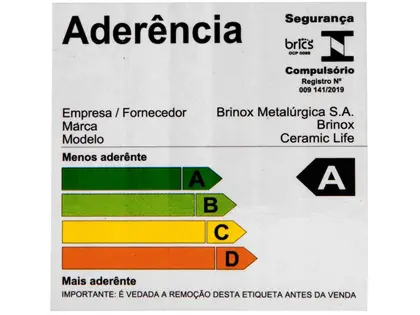 Panela de Pressão Brinox 4,2L Bege Vanilla - Ceramic Life Pressure