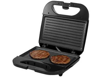 Sanduicheira Amvox AMS 500 Preta 750W - Antiaderente