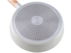 Jogo de Panelas Brinox Revestimento Cerâmico Creme 5 Peças Ceramic Life Nordic